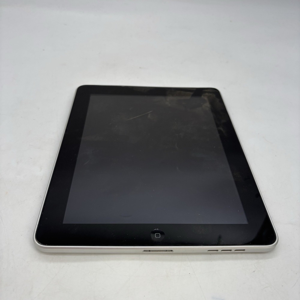 iPad 16GB A1219 Broken Turns On Silver For Parts & Repair Broke Bundle
